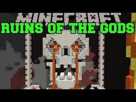 PopularMMOs - Minecraft: RUINS OF THE GODS ROLLER COASTER (CAN YOU SURVIVE THE GODS?) Map