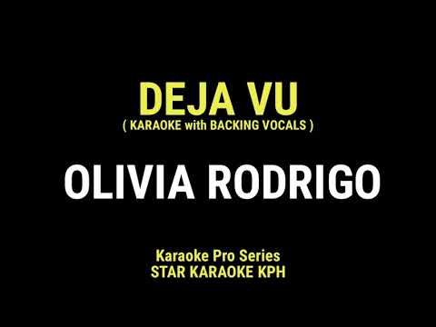 Olivia Rodrigo - Deja Vu ( KARAOKE with BACKING VOCALS )