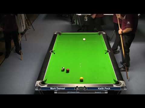2019 Senior Plate 5 - Round 2 - Mark Damsel v Keith Peck