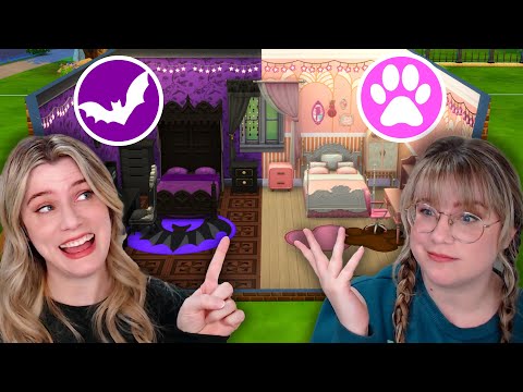 every dorm room is a different OCCULT in the sims 4 | Part 2