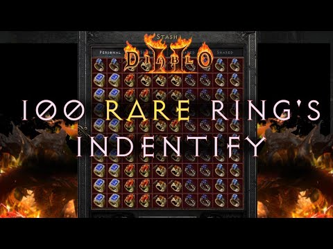 100 RINGS INDENTIFY - Diablo 2 Resurected