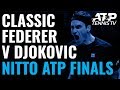 Classic Roger Federer Winners & Match Point vs Djokovic! | Nitto ATP Finals 2019
