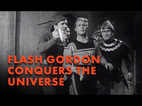 Thumbnail of the video: Flash Gordon Conquers the Universe (1940) | Trailer | Buster Crabbe | Carol Hughes