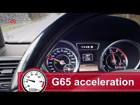 Mercedes-Benz G65 AMG acceleration video