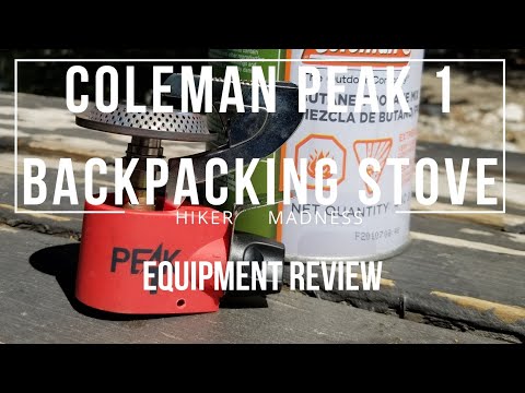Coleman Peak 1 Backpacking Stove Review