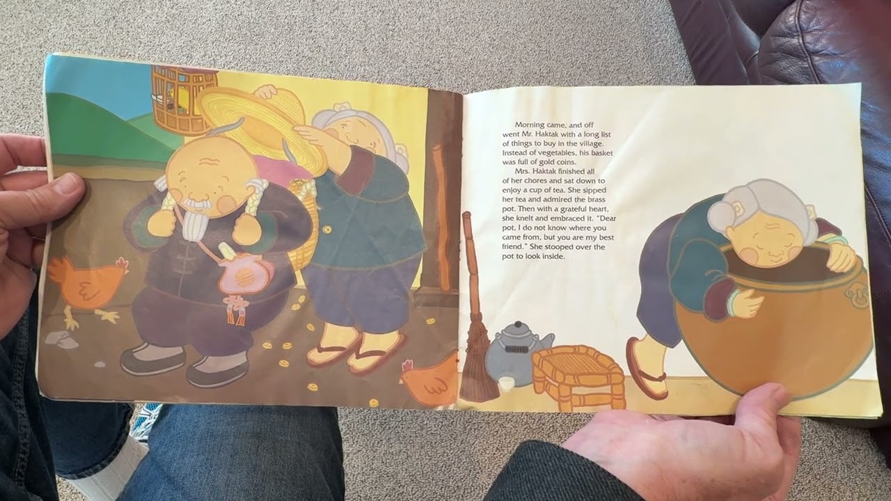 Gpa/Papa Al reads TWO OF EVERYTHING: A Chinese Folk Tale