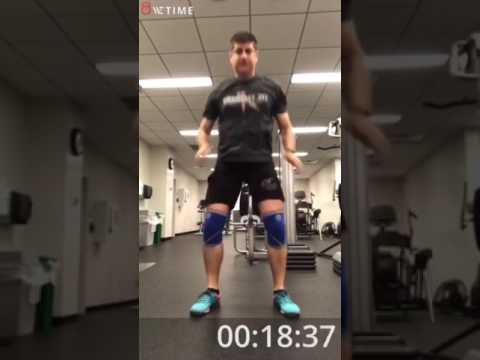 60 seconds - air squats - final day test