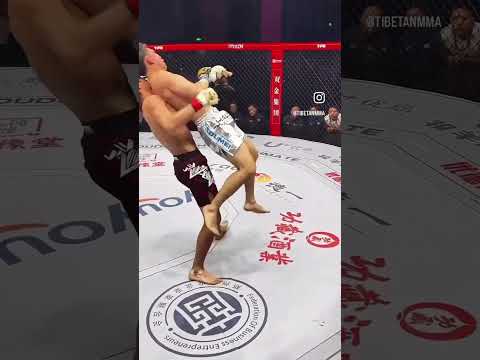 Lumu Namgyal with a show -stopping finish!#tibetanfighter #mma #tsampapower #tsampaeater #tibet