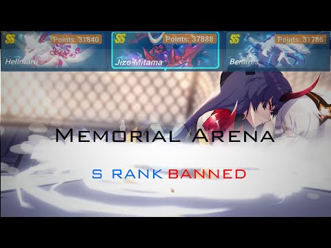 Memorial Arena in 4K – Top 1[0] Masters – S Rank BANNED – Benares, Hellmaru, Jizo