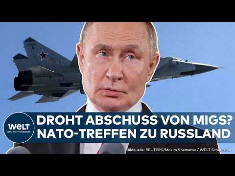 PUTINS KRIEG: Abschuss von Russlands Kampfjets? Nato berät über Reaktion auf Luftraum-Verletzung