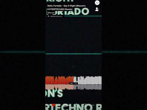 Nelly Furtado - Say It Right (Macon’s HYPERTECHNO Remix)