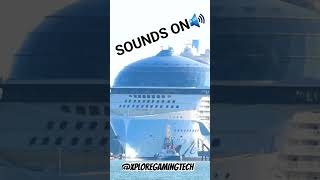 Icon Of The Seas HORN | World's BIGGEST cruise ship