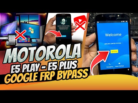 Google Frp Bypass Motorola E5 Play/E5 Play / E5 Plus | All Motorola Frp Bypass Skip Latest Security