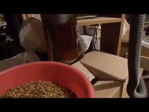 Пергомёт, очистка перги от воска