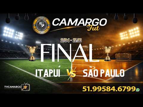 FINAL MASTER 50 🔥 ITAPUÍ X SÃO PAULO 🔥 ESTÁDIO FLORENCIO PY