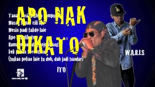 ITO feat. W.A.R.I.S - Apo Nak DiKato 2014 - Official Lyric Video