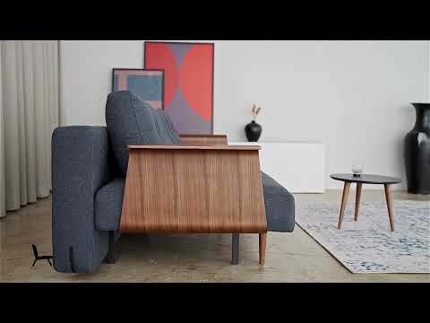 Recast Plus Fabric Sofa Bed w/Arms by Innovation Living Furniture