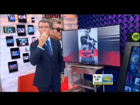 Pierce Brosnan Silliness on GMA - August 20, 2014