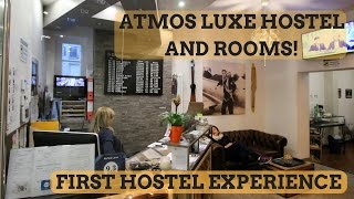 MY FIRST EVER HOSTEL!! (Atmos Luxe Hostel and rooms)