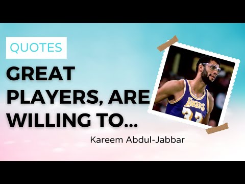 Kareem Abdul-Jabbar Quotes - PillowQuotes 🚀