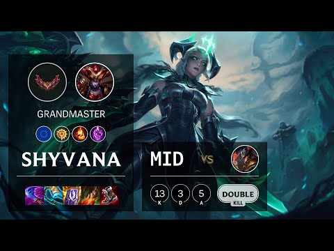 Shyvana Mid vs Twisted Fate - EUW Grandmaster Patch 12.2