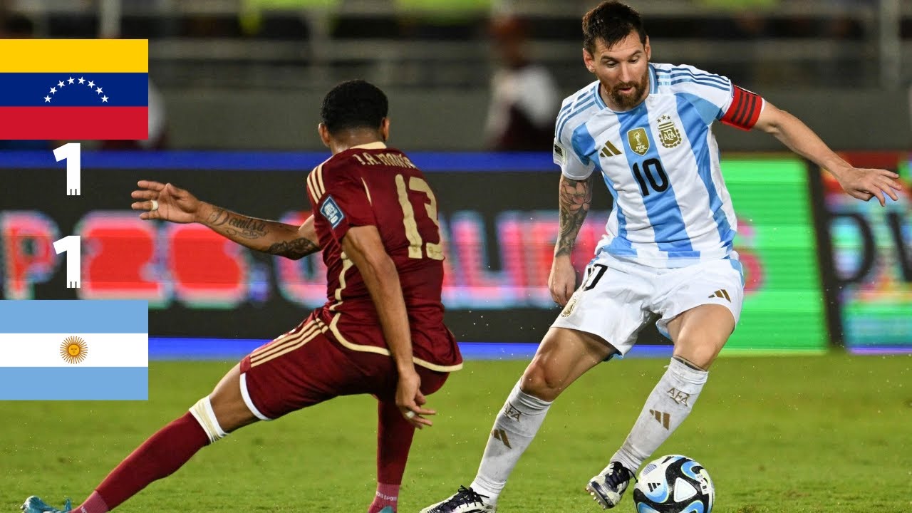 Argentina vs Venezuela FIFA World Cup 2026 qualifier