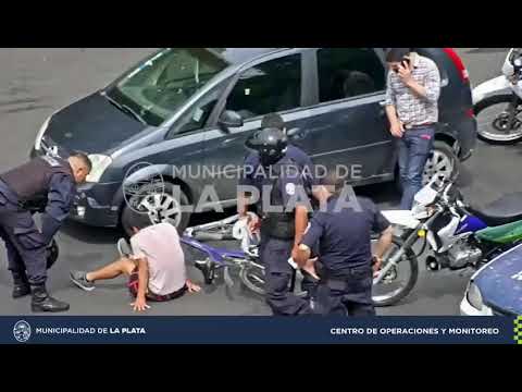 Un ciclista fue atropellado por un automovilista y debió ser asistido por el SAME