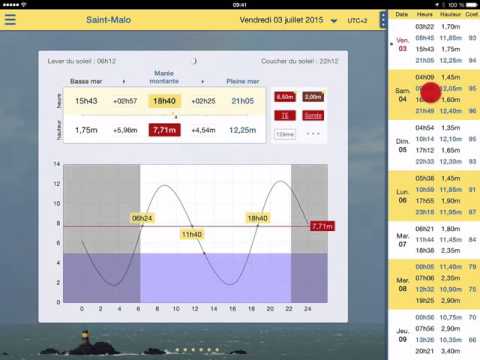 marée.info pour iPhone et iPad