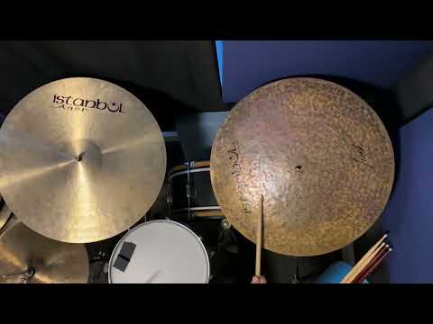 Istanbul Agop 22" Custom Turk Flat Ride Cymbal 2160g