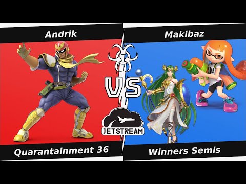 Quarantainment 36 Winners Semis - Andrik (Cpt Falcon) Vs. Makibaz (Inkling, Palutena) - SSBU