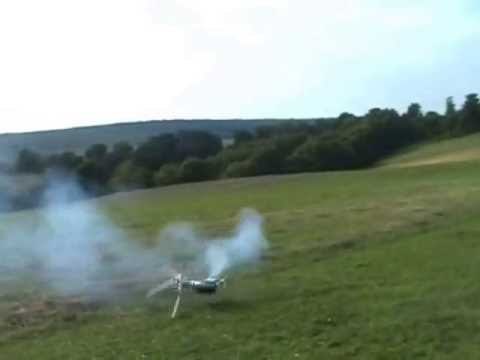Heli Crash mit Raptor 90 SE Funny Chicken Dance
