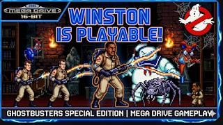 Winston is FINALLY Playable! | Ghostbusters Special Edition (Mega Drive Gameplay)