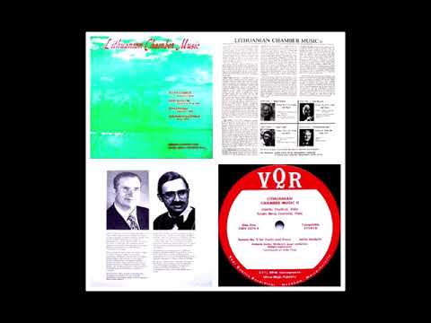 Julius Gaidelis / John Bavicchi / Jonas Švedas / Jeronimas Kačinskas - Lithuanian Chamber Music (II)