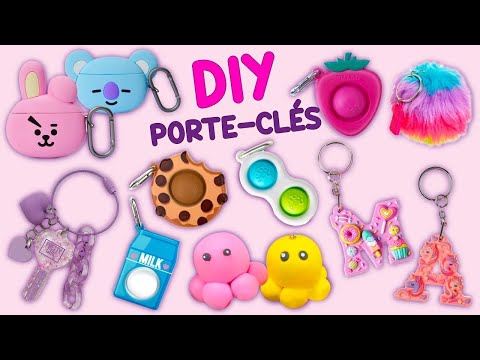 IDÉE DE PORTE-CLÉS - COMMENT FAIRE UN PORTE-CLES SUPER MIGNON - PORTE-CLES OCTOPUS
