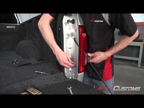 How to Install Undercover Swing Case Toolbox on Ford F-150 at AutoCustoms.com