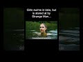 Strange Man Appears While Girl Swims Alone In Lake