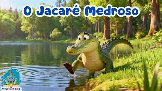 O JACARÉ MEDROSO - #historiainfantilparadormir #educativo #leiturinha #fabulas #historinhas