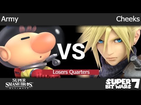 SBW 7 - VLR | Army (Olimar) vs FRKS | Cheeks (Cloud) Losers Quarters - SSBU
