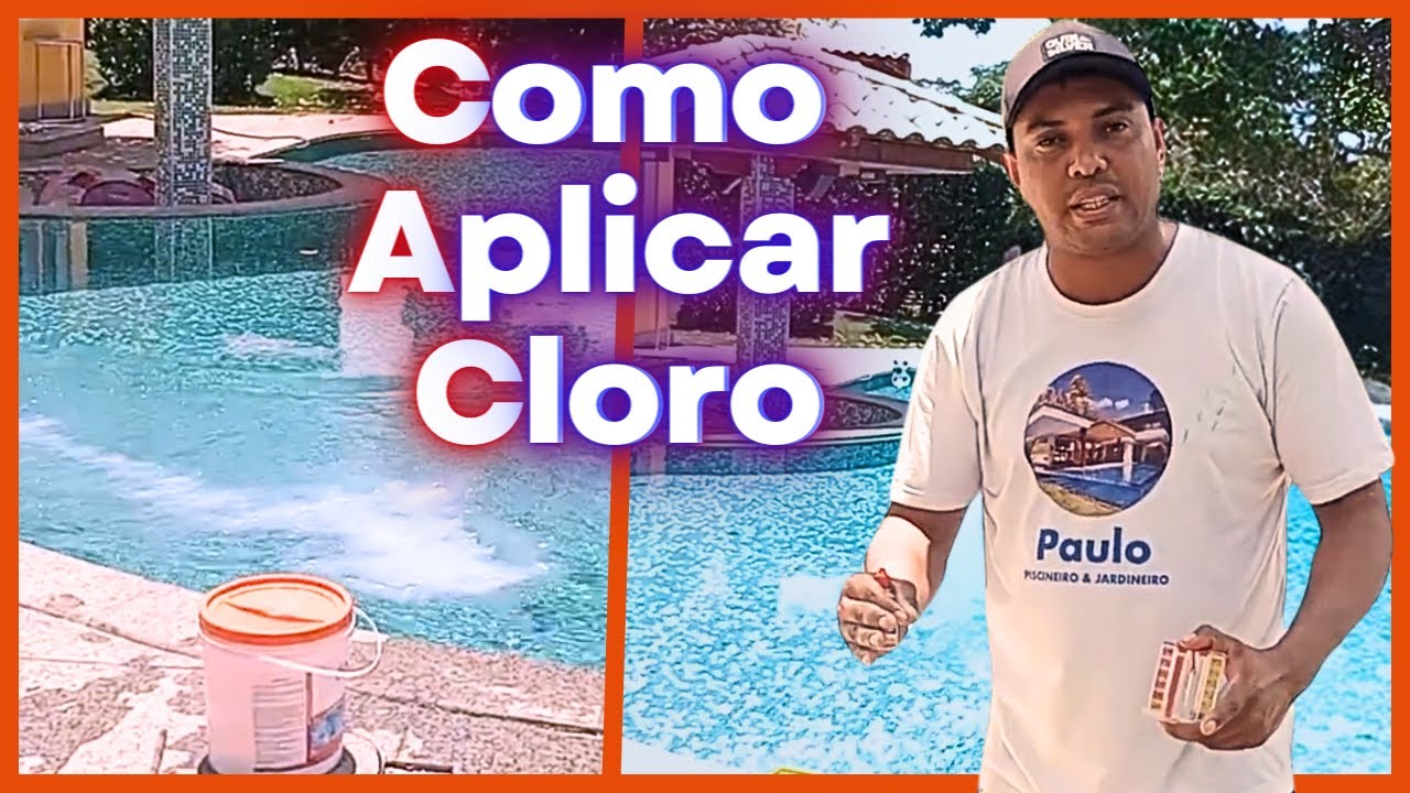 Como aplicar o cloro hipoclorito de cálcio, sem deixar a água ficar turva...