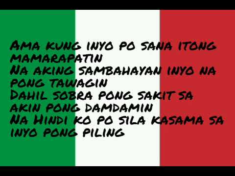 SALAMAT PO AMA by Francis-D (official lyrics video)