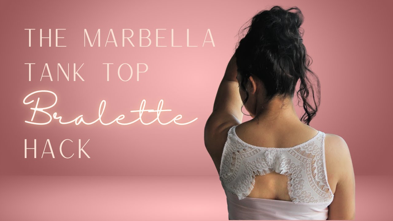 Marbella Tank Top Bralette or Swim Top Hack | Pattern Niche