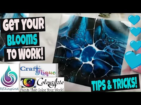 NEW VARNISH! BLOOM Technique! / Sheleeart Pouring Medium / sheleeart bloom technique /Craftnique