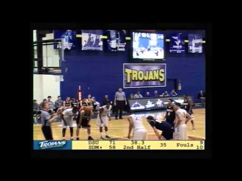Dakota State vs. South Dakota Mines - pair of dunks by Miguel Sansavour