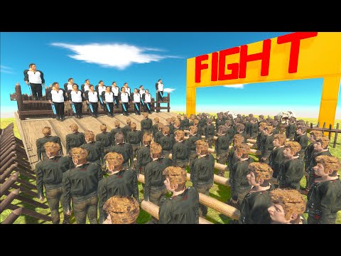 50x Melee Units vs 20x Range Units in ARBS Army - Animal Revolt Battle Simulator