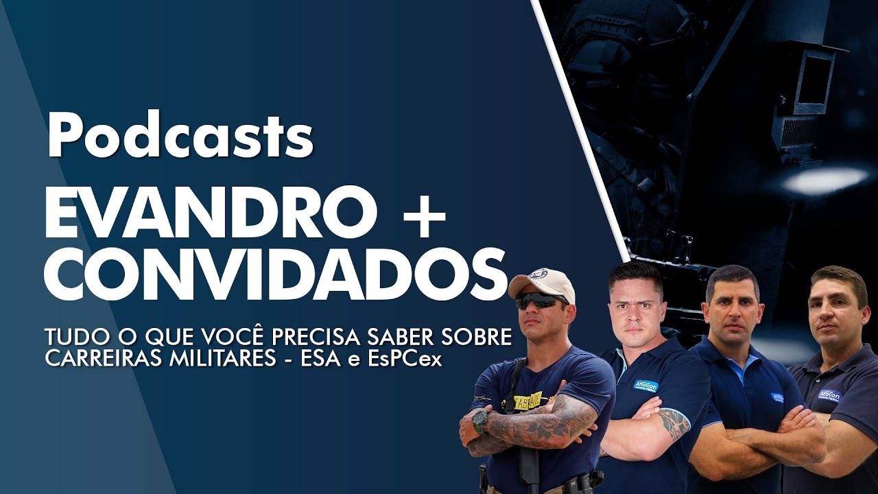 TUDO O QUE VOCÊ PRECISA SABER SOBRE CARREIRAS MILITARES - ESA e EsPCEx - Podcast AlfaCon