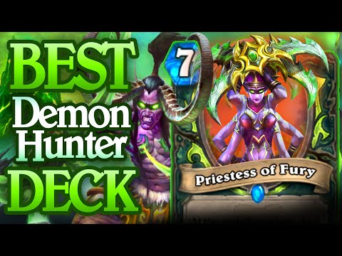 BEST DEMON HUNTER DECK! Priestess of Fury too OP Midrange | Hearthstone Ashes of Outland