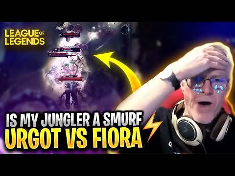 Urgot VS Fiora is my Jungler a Smurf? XD