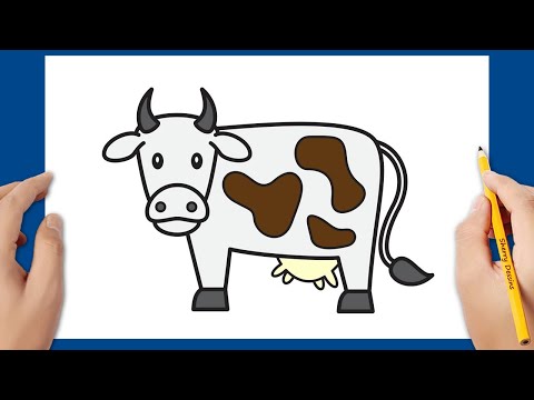 Comment dessiner une vache facile