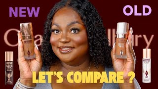 Charlotte Tilbury Foundation & Setting Spray | NEW vs OLD Formula Review + Wear Test