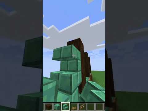Scootterboo - how to build a FUNKY CUT COPPER wall!! update 1.20 #shorts #minecraft